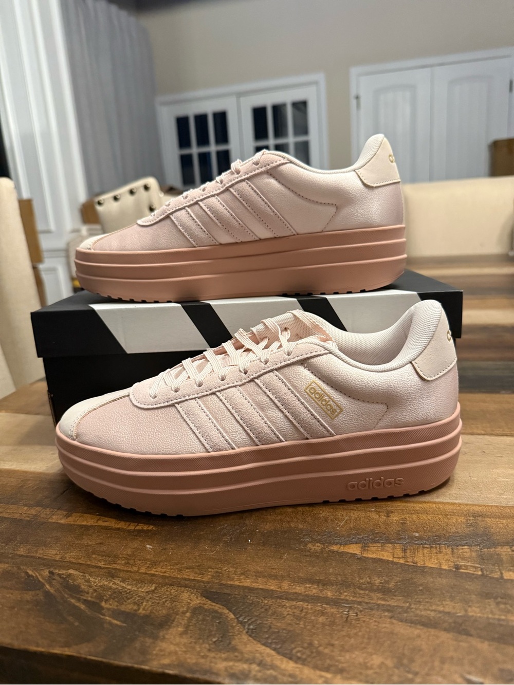 adidas Women's Platform Sneakers in Blush Pink